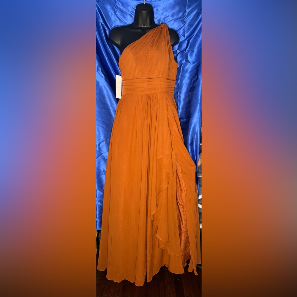 NWT Brown/Orange Women's Maxi Dress